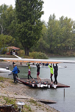 Preparation for rowing