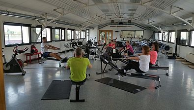 The rowing ergometer machines