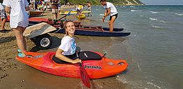 On kayak
